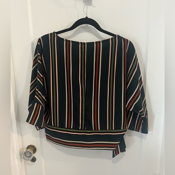 She + Sky Green & Orange Striped – ~21.5 P2P – Size M - Picture 3 of 3